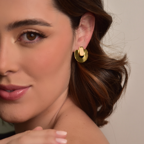 Salome Earrings Gold By Kopp Sierra