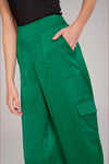Green Cargo Pants By Spirito