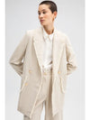 Fringed Linen Jacket By Touche Prive