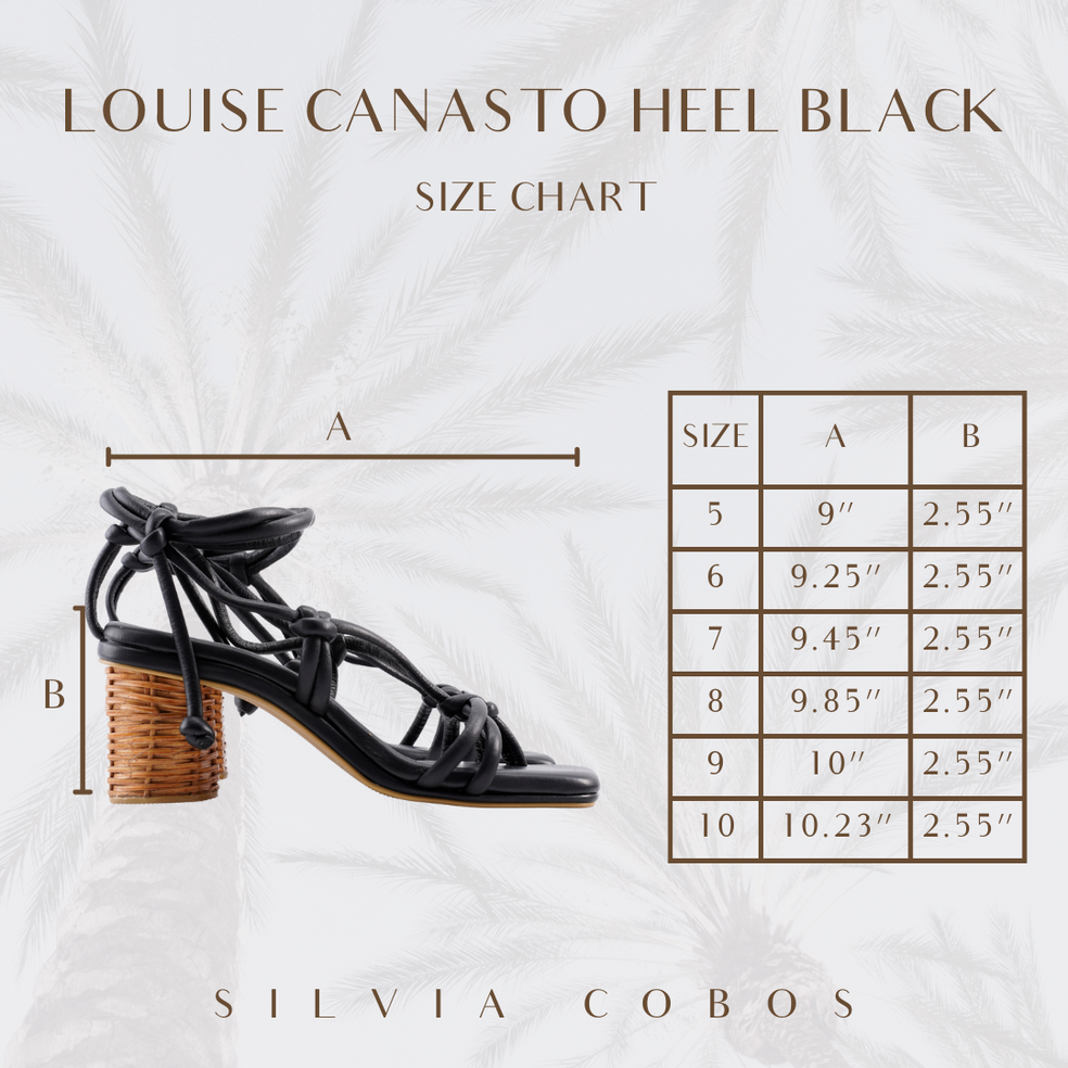 Silvia Cobos Louise Canasto Heel Black