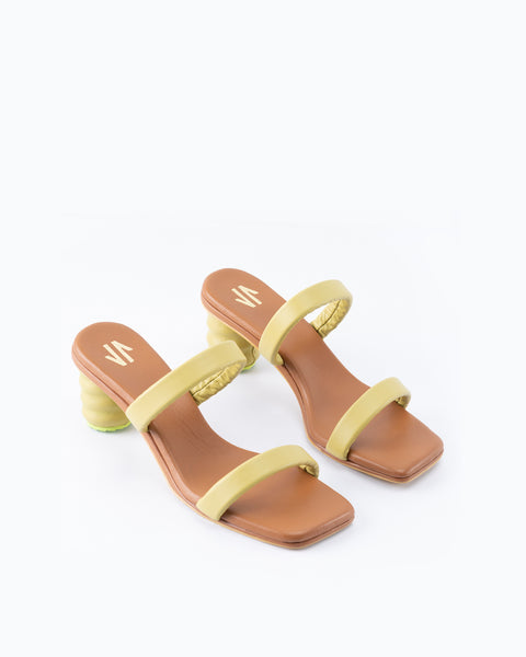 Silvia Cobos Lana Mid Heel  Green