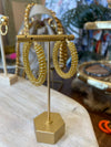 Gold Earrings By Artesanos