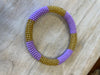 Purple and Gold Bracelet By Artesanos