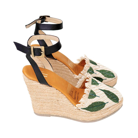 Espadrille Wedges Silvia Cobos Son Green