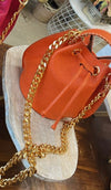 Silvia Cobos Isabel Leather Bag Orange
