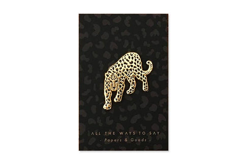 All The Ways To Say:  Leopard Pin